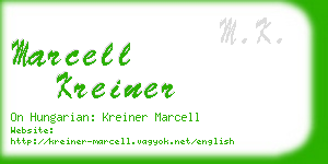 marcell kreiner business card